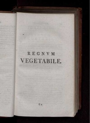 REGNVM VEGETABILE.