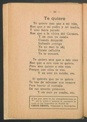 Te quiero