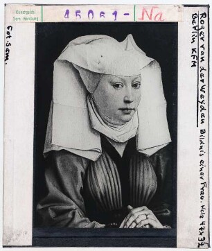 Rogier van der Weyden: Bildnis einer Frau. Berlin, Bode-Museum