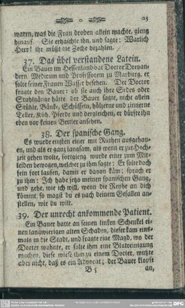 39. Der unrecht ankommende Patient