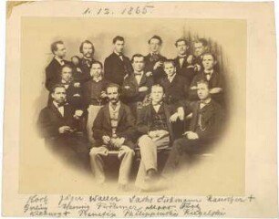 Unidentifiziertes Gruppenbild 1865