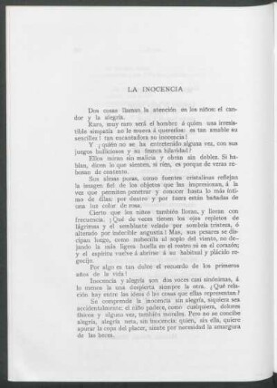 La inocencia