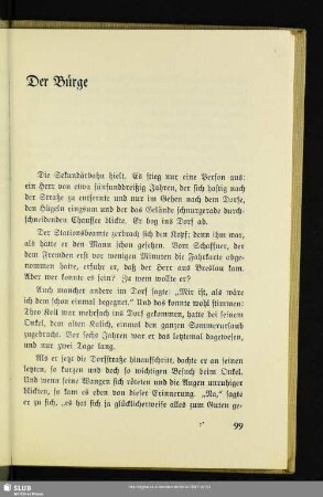Der Bürge