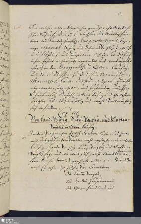 Cap. III. Von Land-Voigtey, Burg-Voigtey und Casten-Voigtey in Ober-Lausiz
