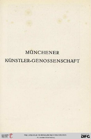 Münchener Künstler-Genossenschaft