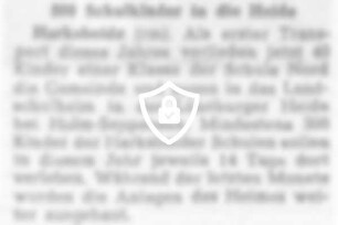 500 Schulkinder in die [Name maskiert]