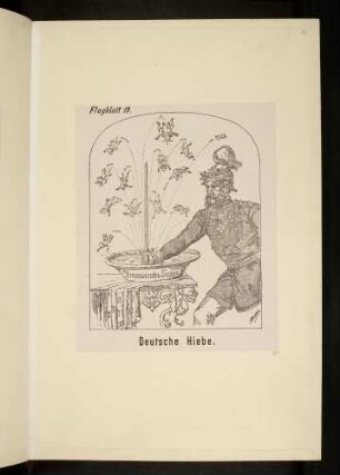 Humoristisch-satyrisches Kriegs-Album. Flugblatt 19