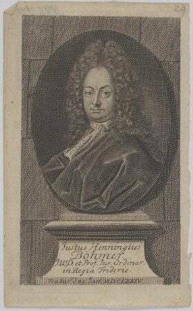 Bildnis des Justus Henningius Böhmer
