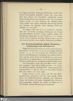 Der Kombinationsdruck mittels Dreifarben-Lichtdruckes und Heliogravure