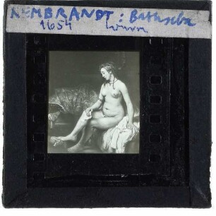 Rembrandt, Bathseba beim Baden (Louvre MI 957)