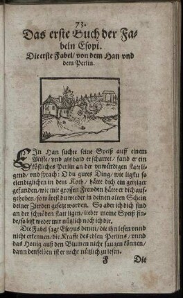 Das erste Buch der Fabeln Esopi