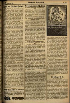 Zweite Ausgabe vom Mittwoch, den 14. Oktober 1936.