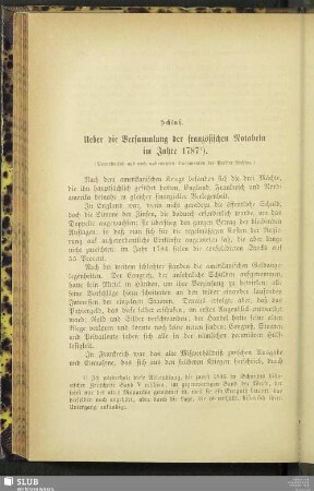 Schluß. Ueber die Versammlung der französischen Notablen im Jahre 1787