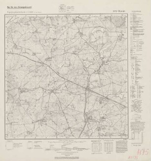 2579 Okonin, Topographische Karte 1:25000 (4cm - Karte)