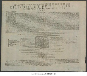 Illustris Gymnasii Casimiriani Saxo-Coburgici Director M. Hippolytus Hubmeier, L. S. B. : De Canonisatione,quae apud Ponteficios in pretio est (ubi Pompifex eorumasscribit sanctorum nescio cui Catalogo, quos prae caeteris mirabiliarios, sive versos sive falsos, modo a conventu aliquo mulorum, qui mutum scabere solent, commendatos accipit) quid sentiendum ... V. P. P. Die 6. Ianuarii styli Veteris, qui Magorum adventui in Ecclesia pro Iesulinovè nati honore, sacer est, & exoptatus Anno M DC XXIII