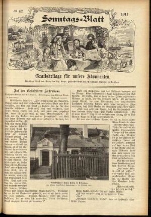 Ausgabe vom Sonntag, den 15. Oktober 1911.