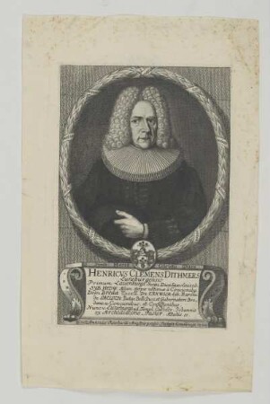 Bildnis des Henricvs Clemens Dithmers
