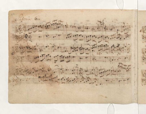 Sinfonien; cemb; E-Dur; BWV 792