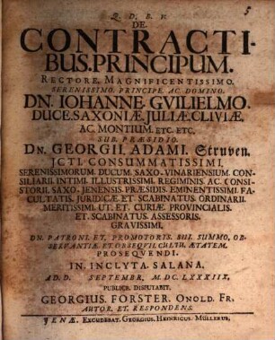 De contractibus principum disputatio