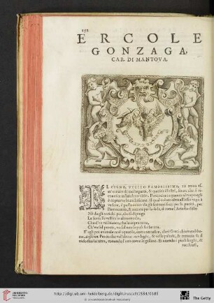 Ercole Gonzaga, Car. di Mantova