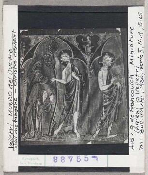 Velletri: Museo del Duomo: Noli me tangere, Christus erscheint Maria Magdalena