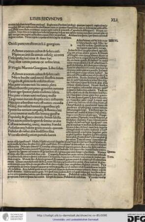 Publii Virgilii Maronis Georgicon liber secundus.