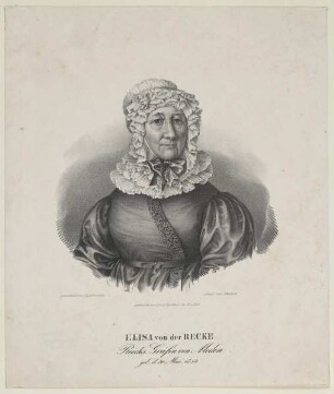 Bildnis der Elisa von der Recke