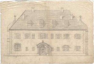 Hildebrand, Adolf von; Garmisch-Partenkirchen; Wohnhaus Riedberg für Hermann Levi - Ansicht