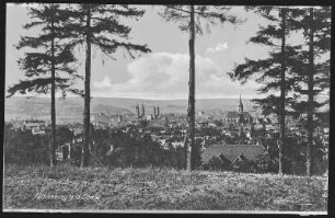 Naumburg. Blick auf Naumburg