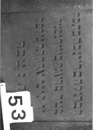 Grabstein 53 (Detailaufnahme)