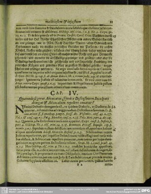 Cap. IV. Quomodo se gerat Advocatus, si iudex Defensionem Inculpati denegat, & Advocatum repellere conatur?