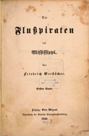 Die Flußpiraten des Mississipi, 1