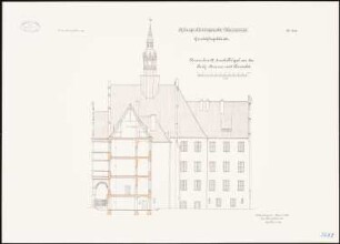 Amtsgericht, Berlin-Weißensee: Querschnitt 1:100