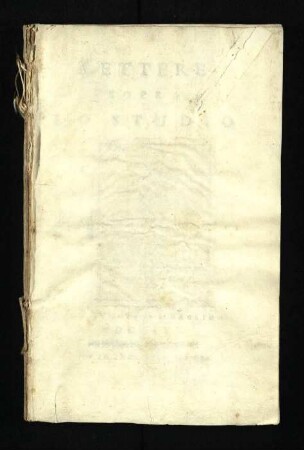 Lettere sopra lo studio del commercio