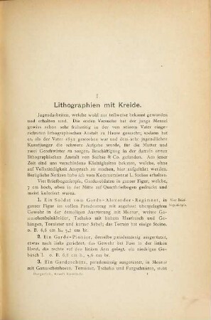Verzeichnis der durch Kunstdruck vervielfältigten Arbeiten Adolf Menzels