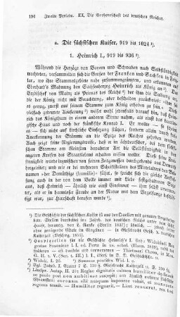 a. Die sächsischen Kaiser, 919 bis 1024