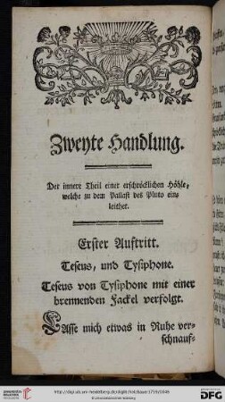 Zweyte Handlung