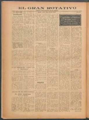 El gran rotativo : Diario independiente de la mañana. - Nº8893767849