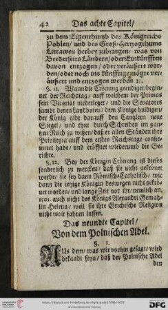 Das neundte Capitel