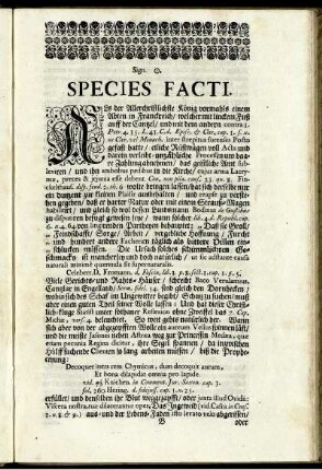 Species Facti.