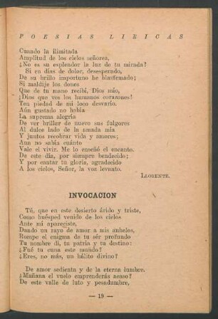 Invocación