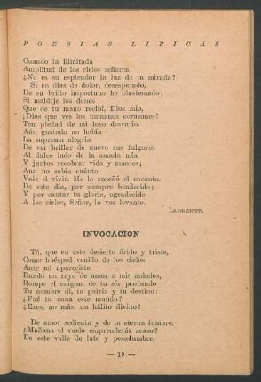 Invocación