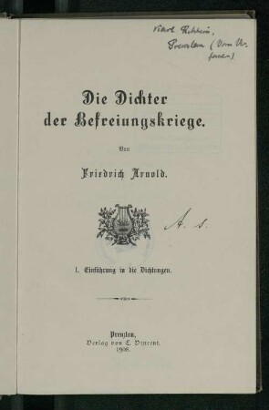 1: Einführung in die Dichtungen