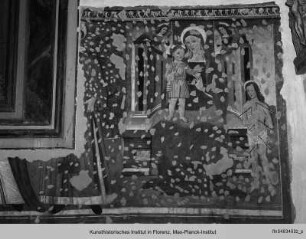 Madonna mit Kind umgeben von Heiligen