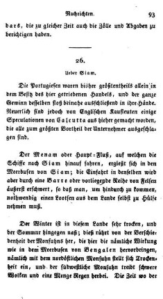26. Ueber Siam.
