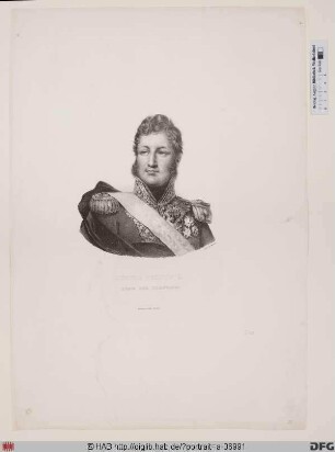 Bildnis Louis Philippe (d'Orléans), König der Franzosen (reg. 1830-48)