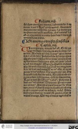 De anima ceterisque sensibus, capitulum xii.