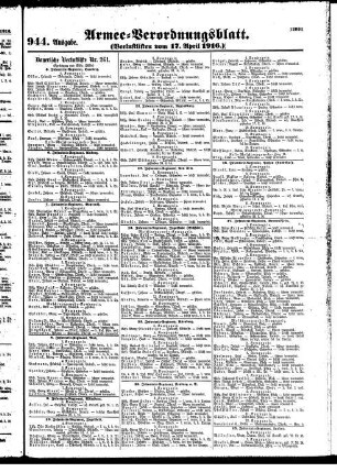 944. Ausgabe.Montag, 17. April 1916