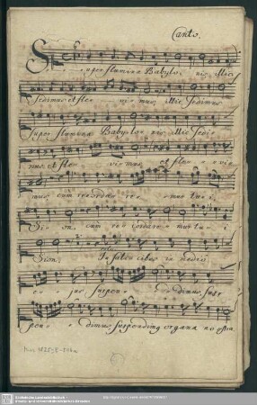 Stimmensatz 1 (Schreiber: Jacobi, Samuel)