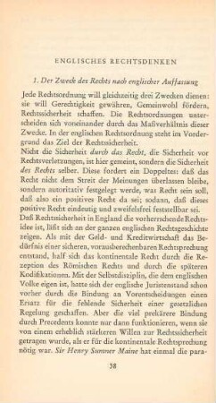 Englisches Rechtsdenken